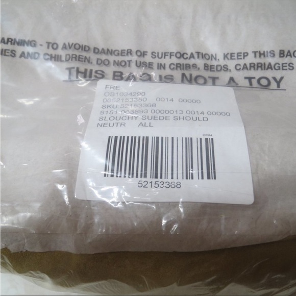 NWT Free People Slouchy Suede Chain Shoulder Bag Color: Black MSRP $58 - Picture 7 of 14